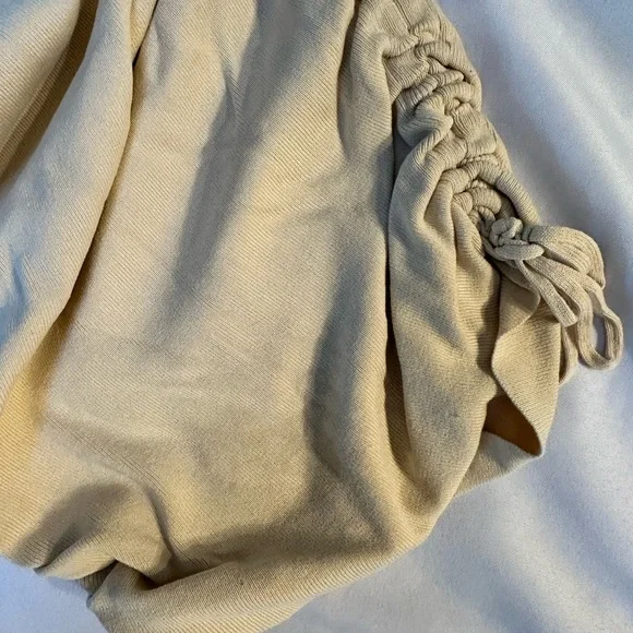 Lioness Beige Side Ruched Midi Dress - Picture 2 of 3